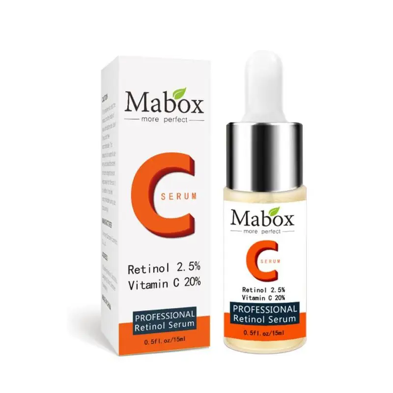 

15ml Vitamin C Serum 2.5% Retinol Whitening Serum Hyaluronic Acid Face Cream Remover Freckle Spots Anti-aging Skin Care Essence