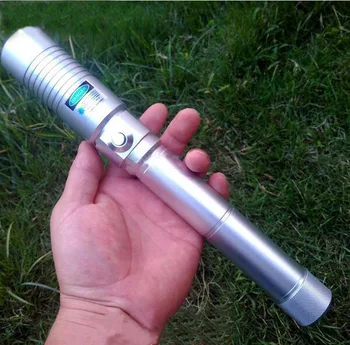

2018 Most High Power 450nm 200000m Blue Laser Pointer Beam Pen Torch Light Cigarette Burn Wood with Case+Charger+glasses