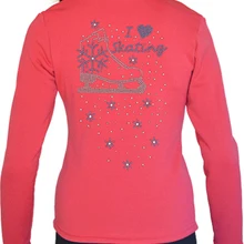 Горячая Распродажа платье для фигурного катания красивый бренд Vogue куртка для фигурного катания для соревнований J2018