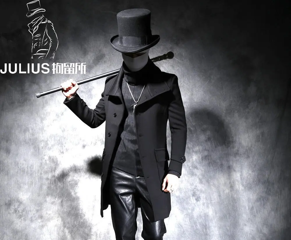 S XXL 2017 NEW men's clothing Hair Stylist GD fashion Individual long