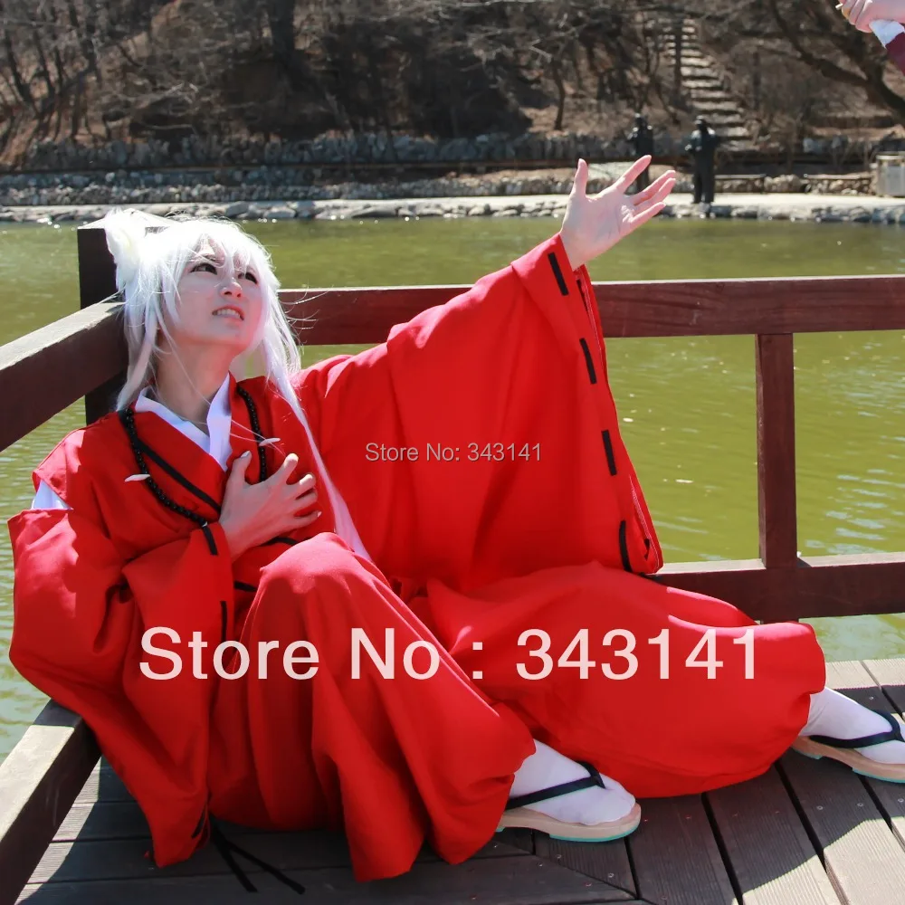 

Inuyasha costumes inuyasha cos clothes anime costumes cosplay costumes Complete set