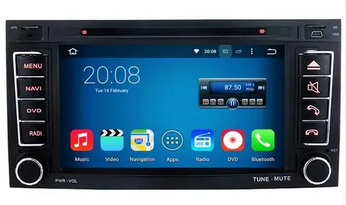 

new quad core android 7.1.1 car dvd player for Touareg 2004-2011 year Radio Headunit Tape Recorder gps navigation