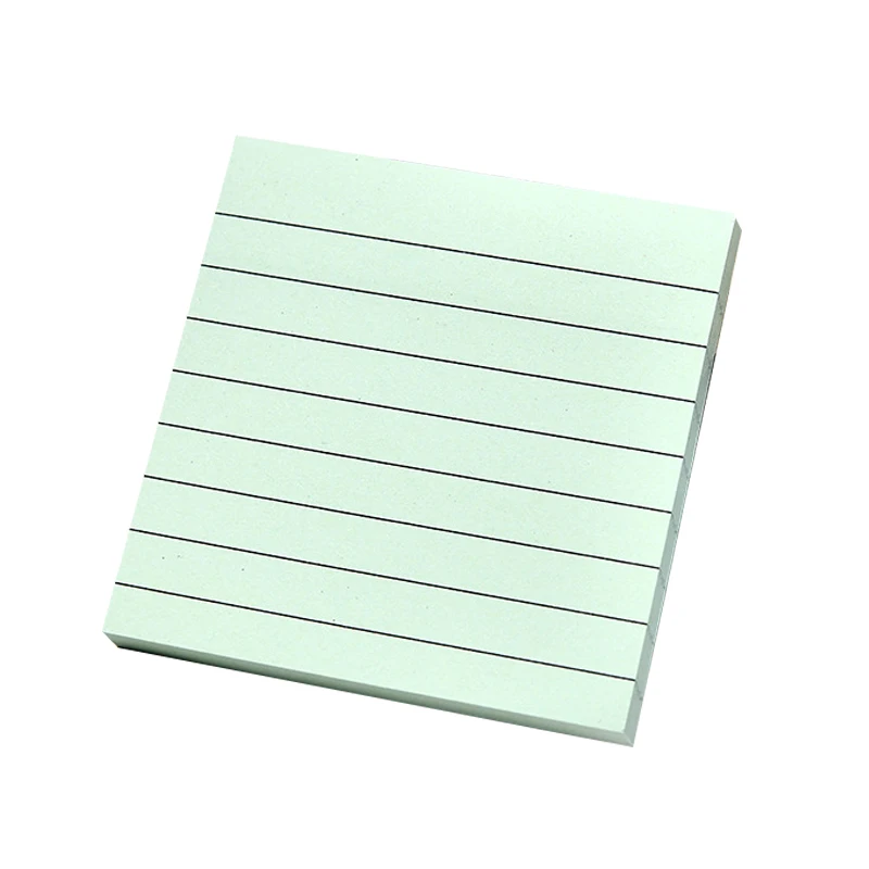 Простая крафт-бумага горизонтальная линия маленькая записная книжка яркие квадратные сообщения заметка многократное отправление липкая