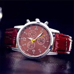 Для мужчин s Бизнес Водонепроницаемый кварцевые часы лучший бренд Ctpor кожа Для мужчин спортивные часы Мода Повседневное военные розовое