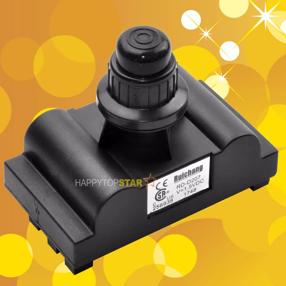 Красный барбекю 03370 256938 искровой генератор 7 розеток AA 5 # LR6 RD D207 батарея Кнопка