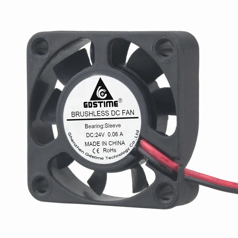 2 шт. Бесщеточный Охлаждающий вентилятор 4 см 40 мм x 10 мм|fan 40x40x10mm|computer fanfan 24v |