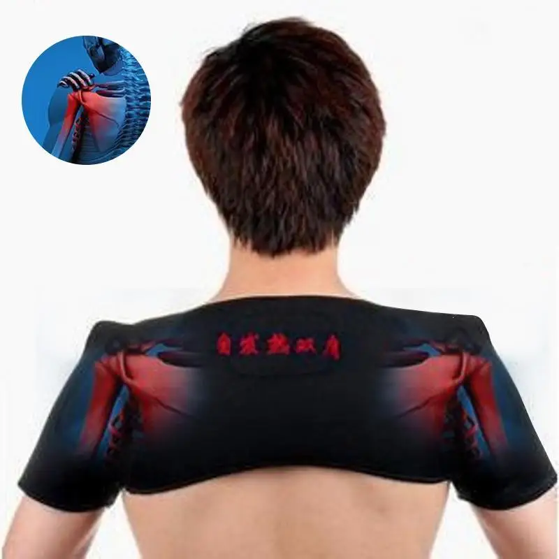 Tourmaline Heating Magnetic Therapy Shoulder Protection Pain Relieve Massage Self-heating Shoulder Neck Heating Belt L4 Tourmaline Heating Magnetic Therapy Shoulder Protection Pain Relieve Massage Self-heating Shoulder Neck Heating Belt L4