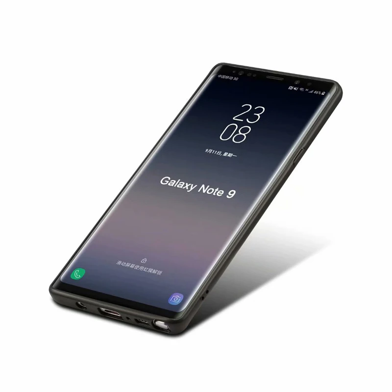 Чехол подставка в винтажном стиле с отделением для карт Samsung Galaxy Note 9 защитный