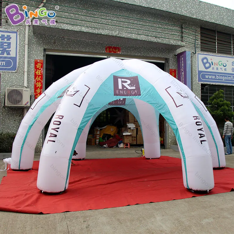  Customized 6X3 meters inflatable tent with 6 pillars / inflatable event tent with LOGO printing toy