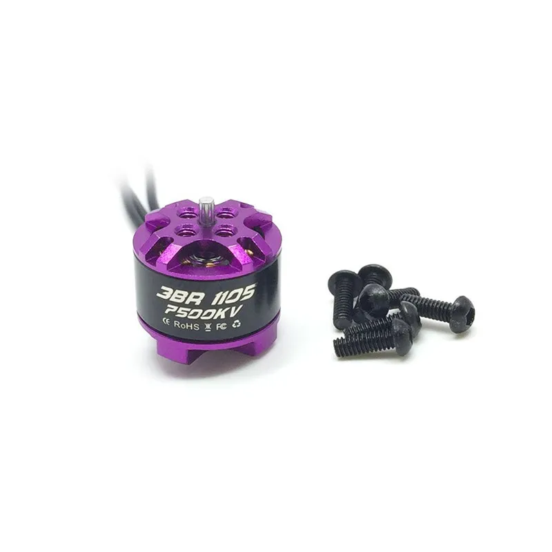 Бесщеточный мотор 3BHOBBY 1105 6000KV 7500KV Racing 3B для Мини FPV 90 110 набор рамов на колесах RC