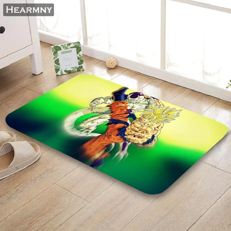 Настраиваемый Коврик для двери Dragon Ball Z пол/ванна/кухня/пляж фланелевый губчатая ткань 3D печатные мохнатые украшения для спальни - Цвет: 5