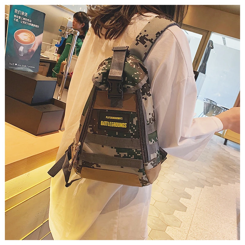  Game Playerunknown's Battlegrounds PUBG Cosplay Level 1 Backpack Teens Adult Knapsack Multi-functio