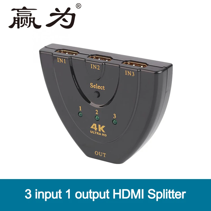 3 Порты HDMI Коммутатор Splitter для xbox 360 PS3 PS4 проектор Smart Android HD 1080 P 2 К * 4 Вход до 1 Выход