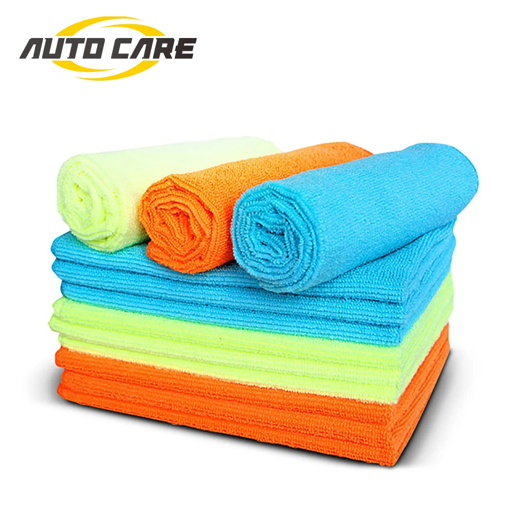 12Pcs Microfiber Car Wash Towel Car Cleaning Cloth Car Waxing Polishing Drying Detailing Car font b