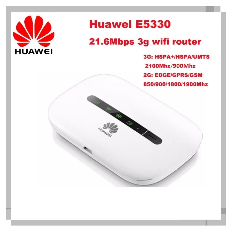 Разблокированный мобильный 3g Wi-Fi роутер HUAWEI E5330 MiFi точка доступа 3G модем HSPA ключ