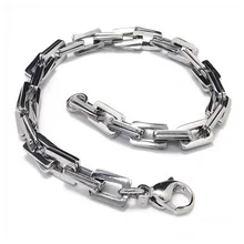 Jewelry Men’s Bracelet, Stainless Steel, Silver