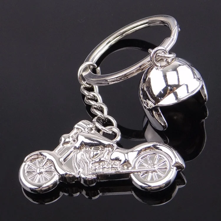 Classic 3D Simulation Model Motorcycle Motorbike Keychains Creation