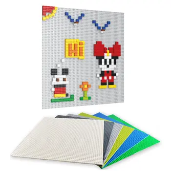 

Dots Base Plate for Small Bricks Baseplate Board Compatible figures DIY Building Blocks Toys Gift Wall Sticker for Children Room