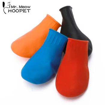 

Hoopet Pet Dog Shoes French Bulldog Rain Boots Waterproof Non-Slip Dog Shoes For Small Medium Large Dog Cat Shoes