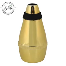 136 мм Золотая пластиковая практическая труба прямая заглушка для трубчатого плеера