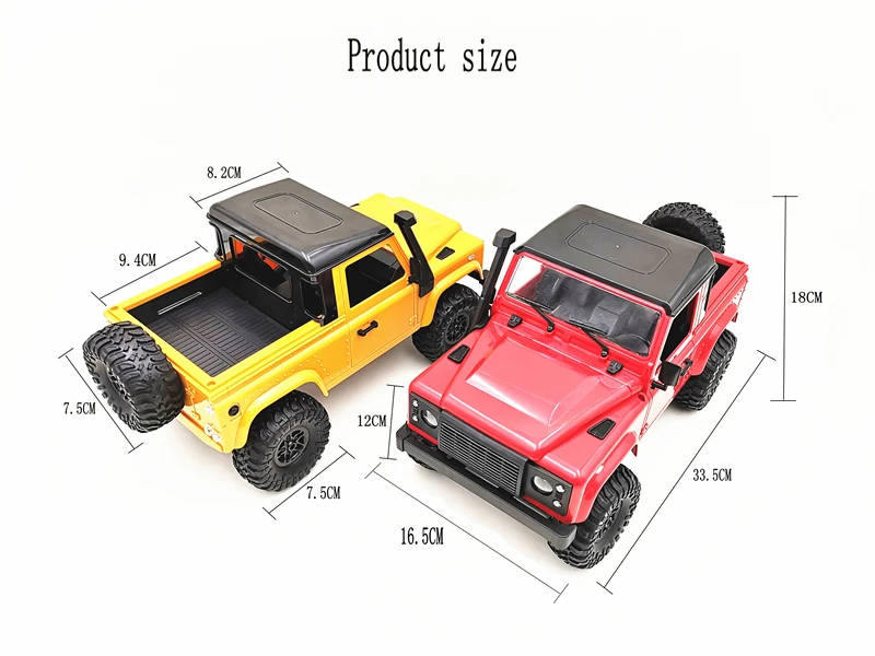 2.4G RC cars KIT Version Car MN90 MN91 two styles  D90 Defender Pickup Remote Control Truck Toys for Children Kids gift remote control robot car