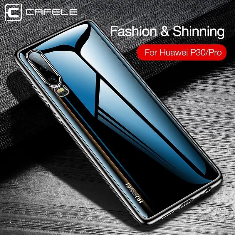 CAFELE силиконовый чехол с покрытием для Huawei P30 Прозрачный задний протектор
