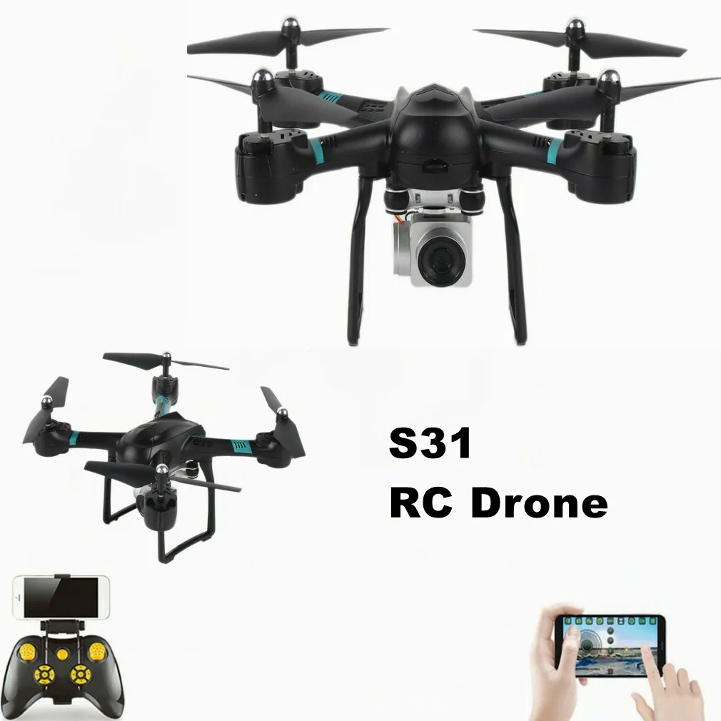 

S31 RC Drone with Camera HD Long Endurance Quadcopter One Key Return RC Helicopter Optical Flow 2.4Ghz 6-Axis Gyro Dron