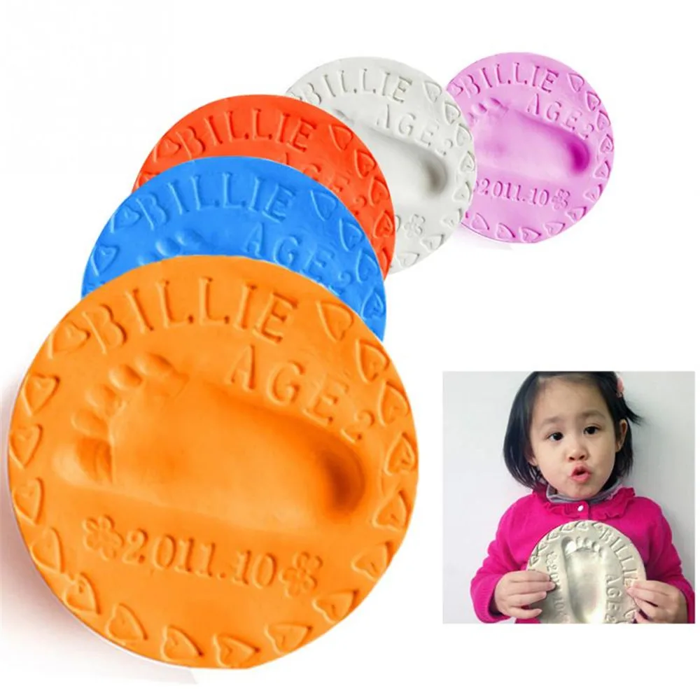 Taoqueen разные цвета рук и след производители детские Сувениры Детские Воздуха сушки мягкая глина отпечаток литья отпечатков пальцев # Q1