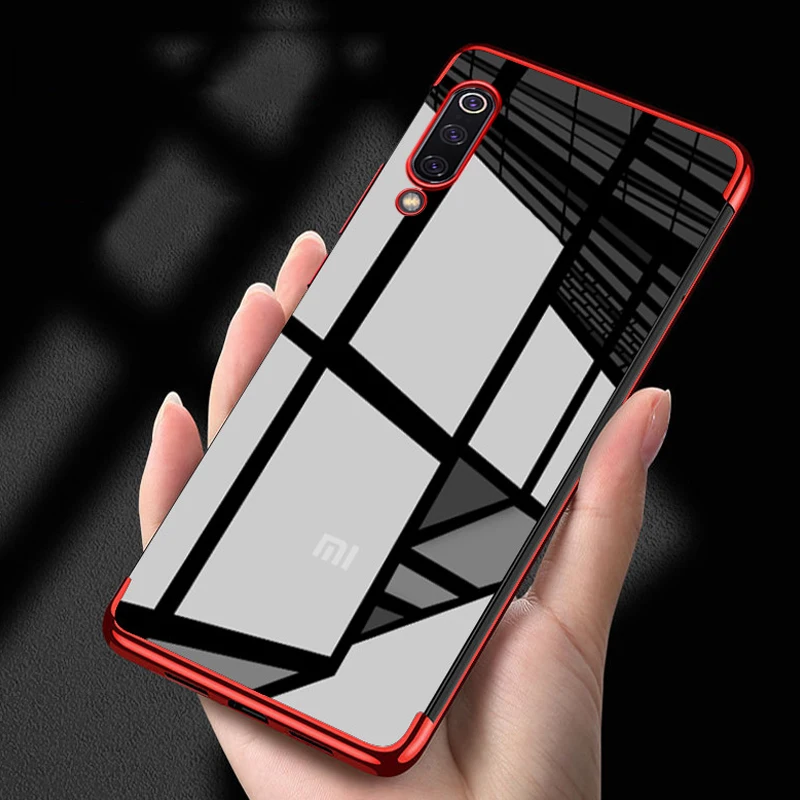 Luxury Silicone TPU Phone Case For Xiaomi Mi 9 SE A2 8 Lite A1 Pocophone F1 Max 3 Mix 2 2s Mi6 6X 5X Plating Soft Cover | Мобильные