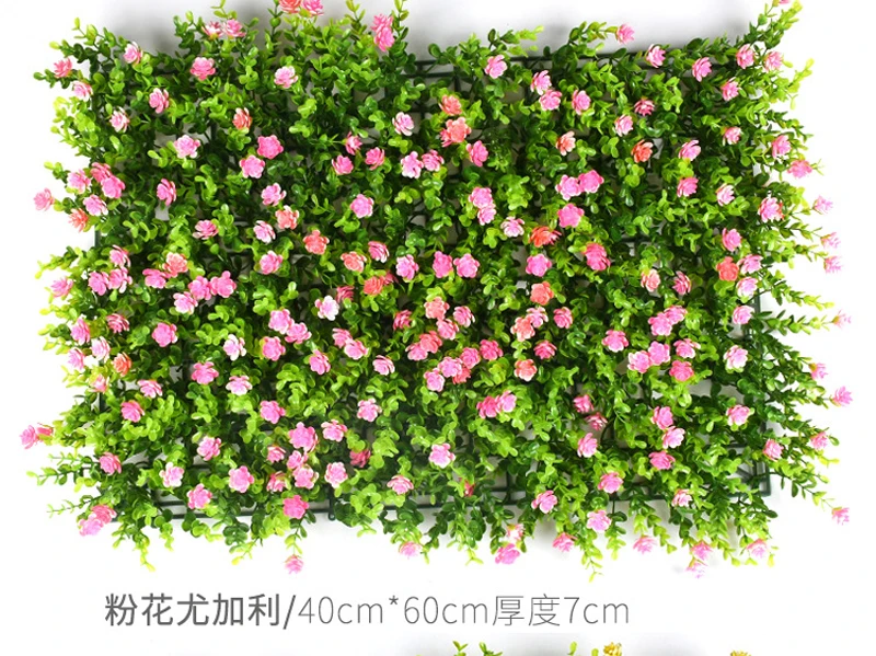 40*60 см DIY искусственные 3D зеленые стены садовый декор растения Трава зеленый Ландшафтный квадратный газон листья эвкалипта газон