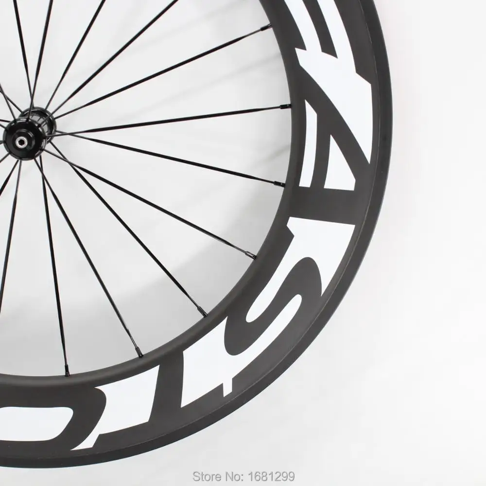 Белый 700C 88 мм Дорожный велосипед матовый UD Полный углеродного волокна велосипед колесная карбоновая клинчер трубчатые диски 23 25 мм ширина