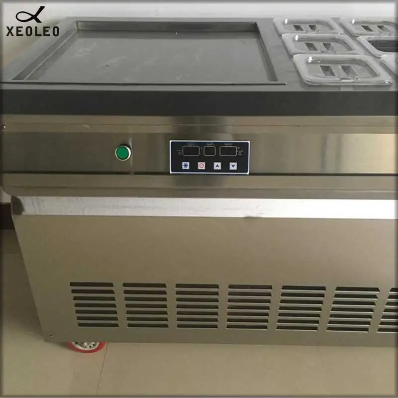 Аппарат для приготовления мороженого XEOLEO 1800 Вт аппарат в рулоне жарки йогурта с