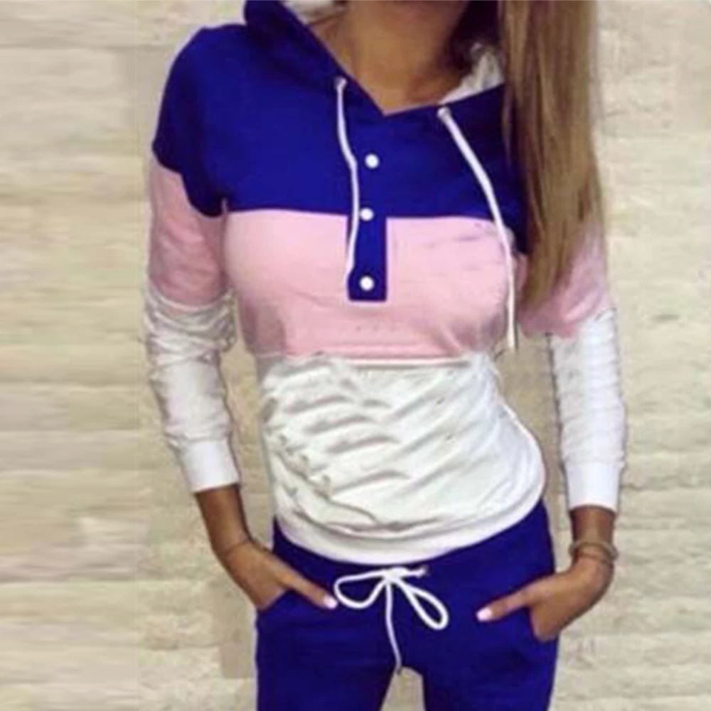 

Autumn Women Tracksuit Casual Hoodies Sweatshirt Pants Sets Sport comfortable Tracksuit best selling new arrival