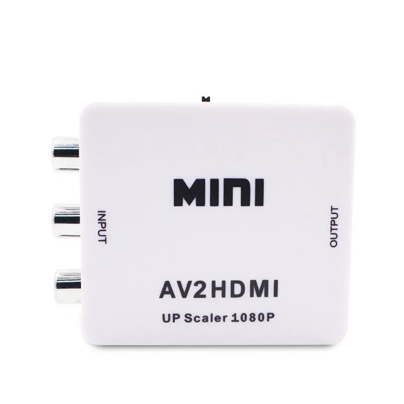 Преобразователь AV RCA в HDMI мини композитный CVBS AV2HDMI аудиоконвертер для HD ТВ PS3 PS4 ПК