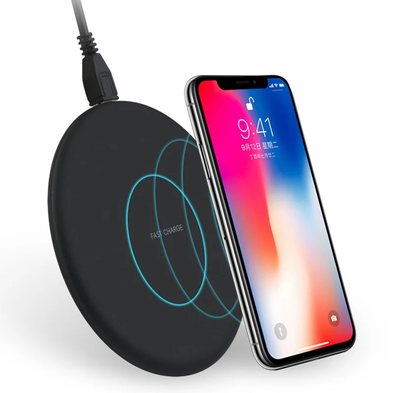 

Leeioo 10W Qi Wireless Charger for iPhone X/8 Visible Fast Wireless Charging pad for Samsung S9/S9+ S8 Note 9 9+ 8 Xiaomi Huawei