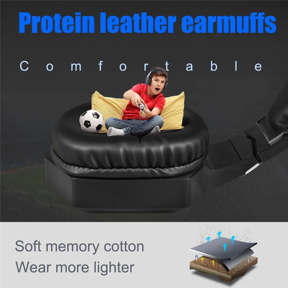  3.5mm Gaming Headphones casque Stereo Earphone Headset with Mic LED Light for Laptop Tablet  PS4 Gamepad (9)