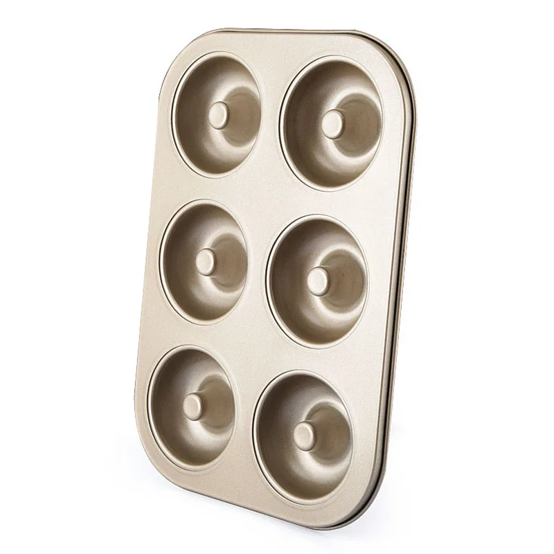 1 x Nonstick Wilton 6 Cavity Doughnut Donut Baking Cake Dessert Pan Tin Mold Maker