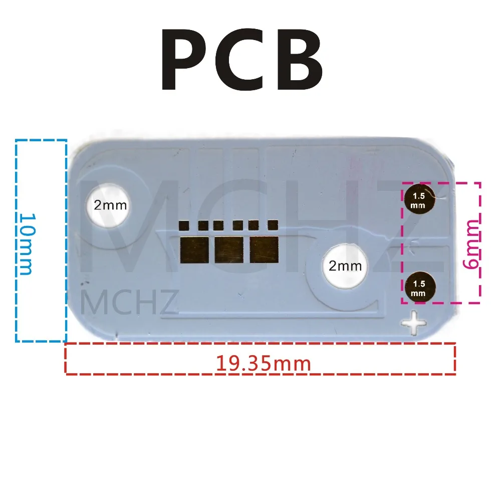 

24PCS ZES PCB LED 3PCS ZES Series connection 9V-10.2V