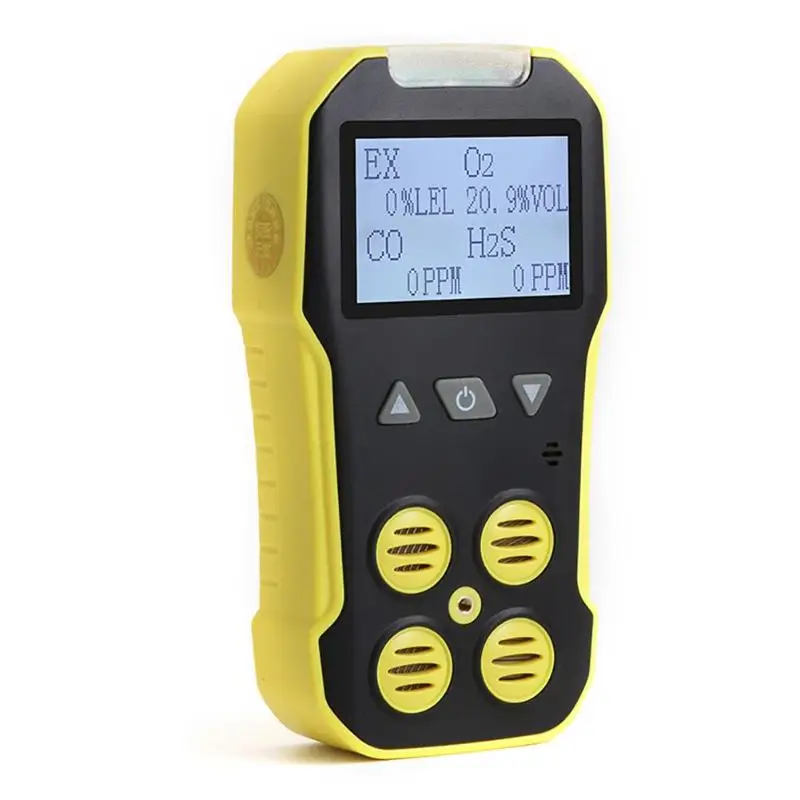 

4 in 1 Gas Monitor LCD display real-time data CO/H2S/O2/EX Carbon Monoxide CO Gas Analyzer Detector