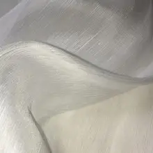 Шелковая льняная ткань тонкий светильник Материал шелковой подкладки 14 мм 30% шелк 70% Лен ткань для платья