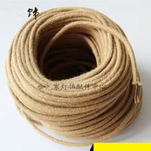 100 м/лот Эдисон Винтаж Круглый Электрический провод чердак Веревка кабель Ретро кабель с Текстильной Оплеткой проводной шнур лампы 2*0,75 мм