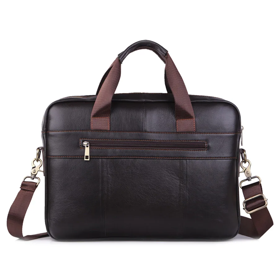 Genuine Leather Shoulder Bag Mens Handbag Cowhide Messenger Bag Briefcase G12