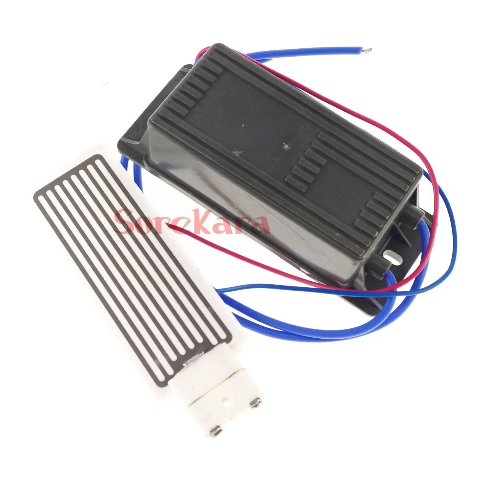 Выход 5 Гц/ч 10 Гц/ч 12VDC 110VAC 220VAC керамическая печатная плата генератор озона очиститель воздуха Комплект 16 кГц мощность+ пластина