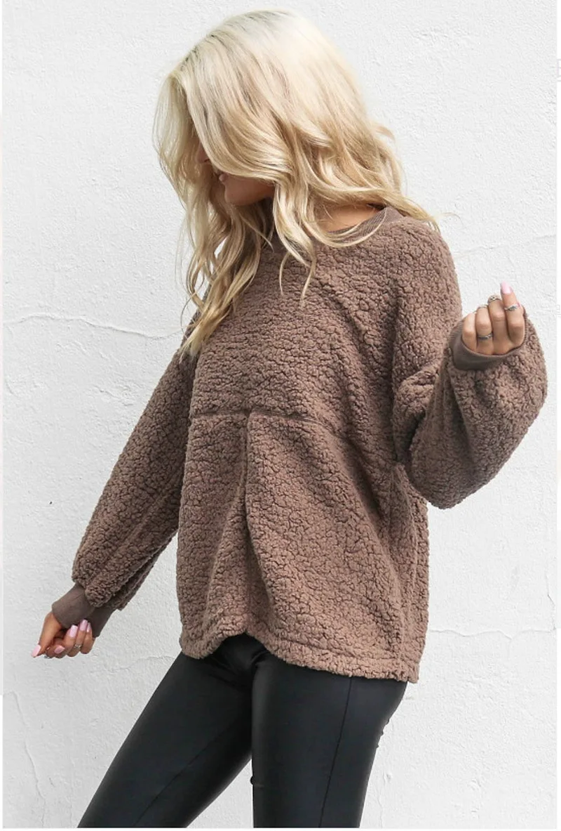 ZOGAA sweaters fashion 2018 women Casual warm round neck long sleeve bubble pullover winter clothes women crop top women S-XXL ZOGAA sweaters fashion 2018 women Casual warm round neck long sleeve bubble pullover winter clothes women crop top women S-XXL