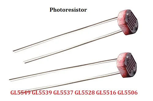 Фоторезистор GL5516 GL5549 GL5539 GL5537 GL5528 GL5506 5 мм Фоторезисторы 5549 5539 5537 5528 5516 5506, Бесплатная доставка 20 шт. (art.: 79d1ec312) - 79d1ec312