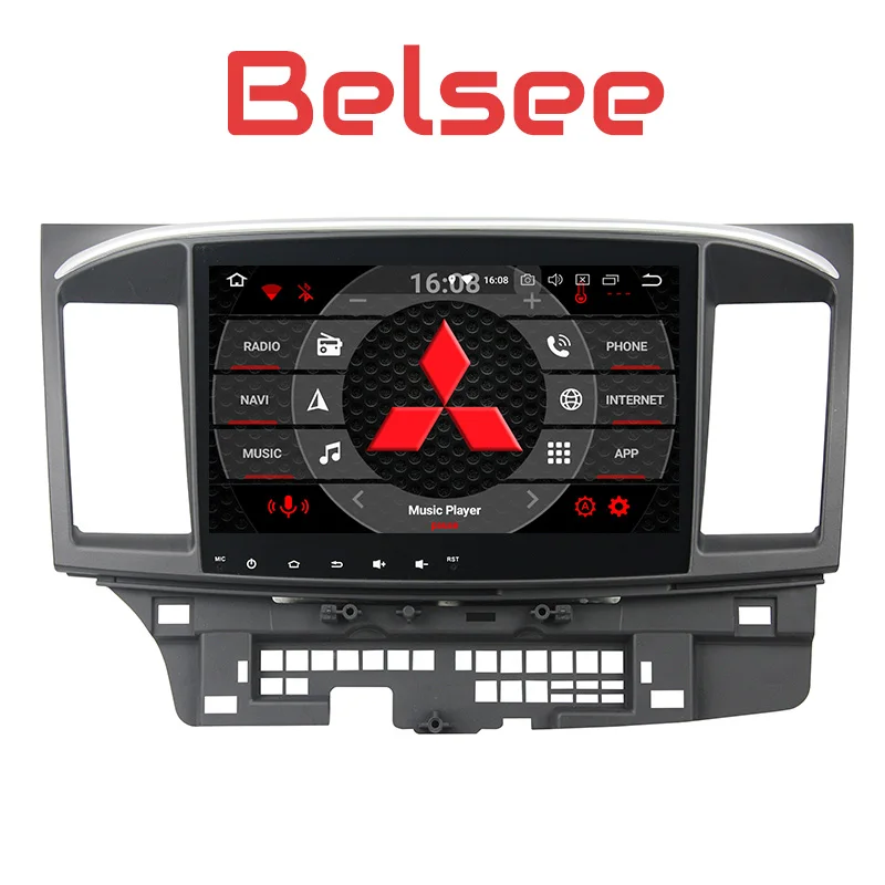 

Belsee for Mitsubishi Lancer Android 8.0 Radio Octa Core Head Unit 2 Din Stereo Audio GPS Navigation System 4+32GB video Player