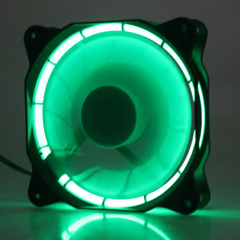 

5Pcs Green LED 120mm PC Computer Case Brushless Cooling Fan 120x25mm 12025S DC 12V 3Pin 4Pin CPU Cooler