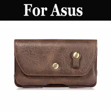بولي Leather جلد أسود غطاء إطار هاتف محمول كيس مزموم كم حزام كليب حلقة ل asus Peg asus 3s 4s 5000 ROG الهاتف لايف ZenFone 5 5 لايت 5Z(China)