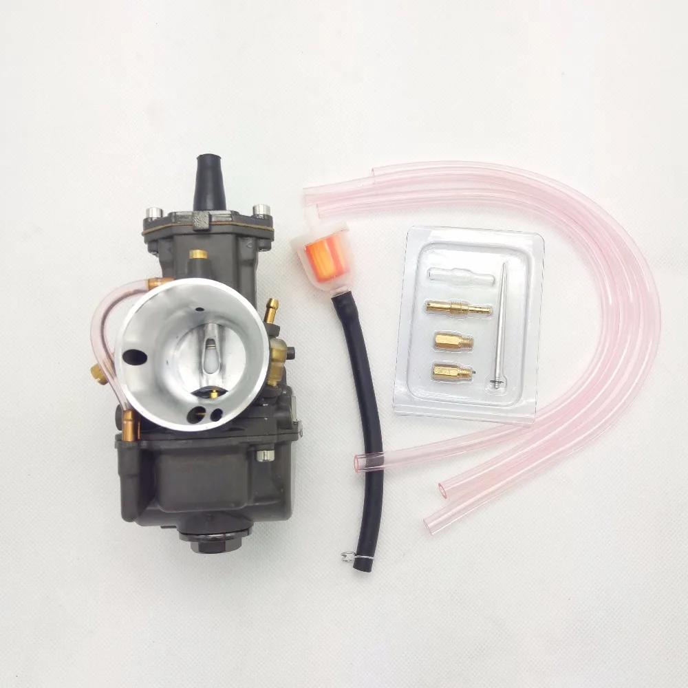 

New Carburetor 30mm PWK 30mm Racing Flat Side Replace Keihin OKO Carb Chrome