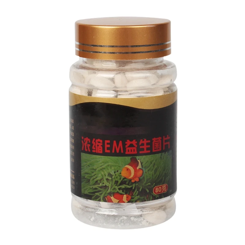 

80g/Bottle Aquarium Probiotics Digestion Capsule Aquarium Water Purification Capsule For Aquarium To Improve Water Quality